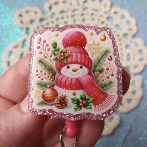 Red and Pink Holiday Ornaments